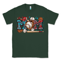 Sports Green mom baseball Classic Tee - Zillion Design Studio