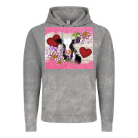 Cloud Rock lotus heart cow valentine Vintage Hoodie - AdoDesignShop