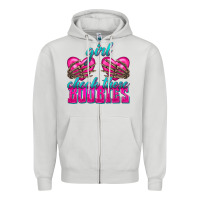 Dove Grey Girl Check Those Boobies Zipper Hoodie - texasbilliewilder