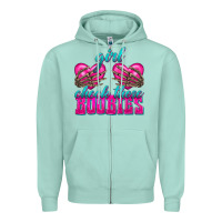 Seafoam Girl Check Those Boobies Zipper Hoodie - texasbilliewilder