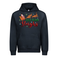 Navy our team sleigh Urban Hoodie - MaliasSmallBusiness