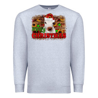 Heather Grey merry christmas Premium Sweatshirt - JahusDesignShop