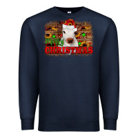 Navy merry christmas Premium Sweatshirt - JahusDesignShop
