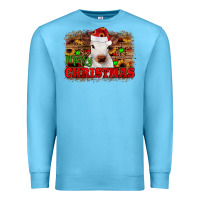 Ocean Blue merry christmas Premium Sweatshirt - JahusDesignShop