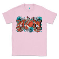 Bubblegum Pink mom american football Classic Tee - Zillion Design Studio