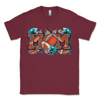 Burgundy mom american football Classic Tee - Zillion Design Studio