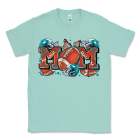 Seafoam mom american football Classic Tee - Zillion Design Studio