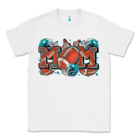 White mom american football Classic Tee - Zillion Design Studio