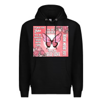 Black self love Premium Hoodie - MaliasSmallBusiness