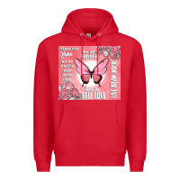 Red self love Premium Hoodie - MaliasSmallBusiness