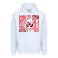 White self love Premium Hoodie - MaliasSmallBusiness