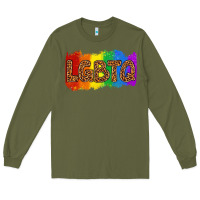 Army Green lgbtq Long Sleeve Tee - texasbilliewilder
