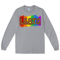 Heather Grey lgbtq Long Sleeve Tee - texasbilliewilder
