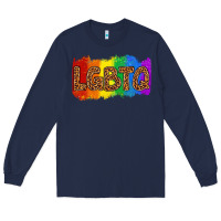 Navy lgbtq Long Sleeve Tee - texasbilliewilder