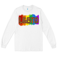 White lgbtq Long Sleeve Tee - texasbilliewilder
