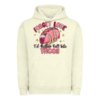Pigment Pistachio forget love id rather fall into tacos Urban Hoodie - MaliasSmallBusiness