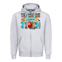 Heather Grey teachers gonna teach Zipper Hoodie - Zillion Design Studio