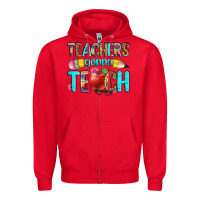 Red teachers gonna teach Zipper Hoodie - Zillion Design Studio