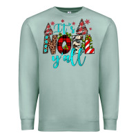 Seafoam it's noel y'all Premium Sweatshirt - JahusDesignShop