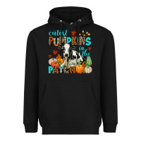 Black cutest pupkins in the patch Heavyweight Hoodie - AdoDesignShop