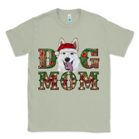 Matcha christmas  white shepherd dog mom Classic Tee - RanaPortraitStore