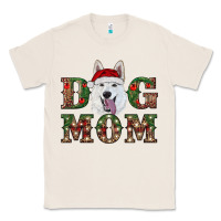 Natural christmas  white shepherd dog mom Classic Tee - RanaPortraitStore