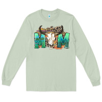 Matcha mom with bull skull Long Sleeve Tee - Zillion Design Studio