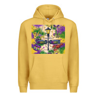 Antique Gold mardi gras street lights Premium Hoodie - MaliasSmallBusiness