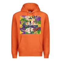 Carrot mardi gras street lights Premium Hoodie - MaliasSmallBusiness