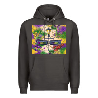 Smoke mardi gras street lights Premium Hoodie - MaliasSmallBusiness