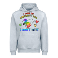 Heather Grey i may be straight pride day Urban Hoodie - MaliasSmallBusiness