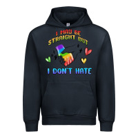 Navy i may be straight pride day Urban Hoodie - MaliasSmallBusiness