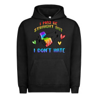 Pigment Black i may be straight pride day Urban Hoodie - MaliasSmallBusiness