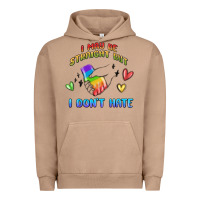 Pigment Burro i may be straight pride day Urban Hoodie - MaliasSmallBusiness