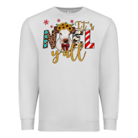 Dove Grey it's noel y'all Premium Sweatshirt - JahusDesignShop