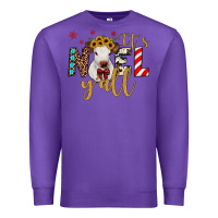 Purple it's noel y'all Premium Sweatshirt - JahusDesignShop