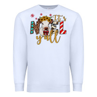 White it's noel y'all Premium Sweatshirt - JahusDesignShop