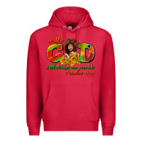 Cardinal with god all things are possible juneteenth Premium Hoodie - AdoDesignShop