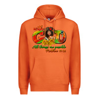 Carrot with god all things are possible juneteenth Premium Hoodie - AdoDesignShop