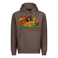 Coffee with god all things are possible juneteenth Premium Hoodie - AdoDesignShop