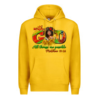 Lemon with god all things are possible juneteenth Premium Hoodie - AdoDesignShop