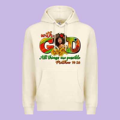 With God All Things Are Possible Juneteenth Premium Hoodie Designed By Adodesignshop
