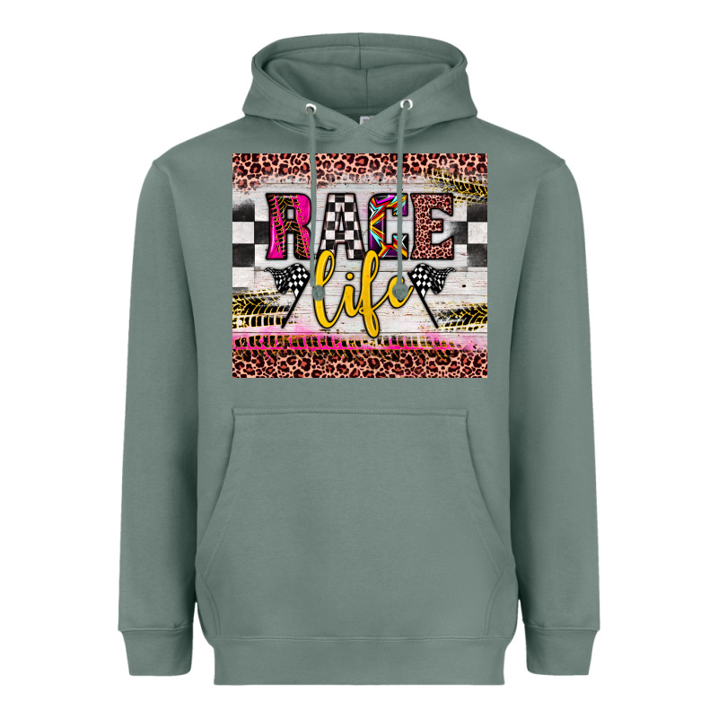 Race Life Heavyweight Hoodie by JahusDesignShop | Teevron