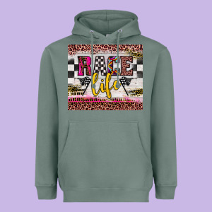 Race Life Heavyweight Hoodie Designed By Jahusdesignshop