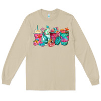 Mushroom mermaid tail coffee cups Long Sleeve Tee - Zillion Design Studio