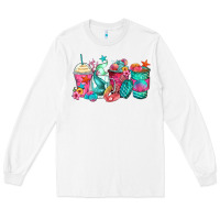 White mermaid tail coffee cups Long Sleeve Tee - Zillion Design Studio