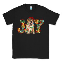 Black bulldog christmas joy Classic Tee - RanaPortraitStore