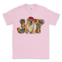 Bubblegum Pink bulldog christmas joy Classic Tee - RanaPortraitStore