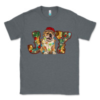 Charcoal Heather bulldog christmas joy Classic Tee - RanaPortraitStore