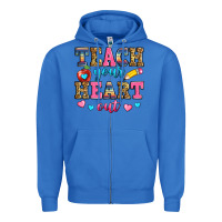 True Royal teach your heart out Zipper Hoodie - Zillion Design Studio